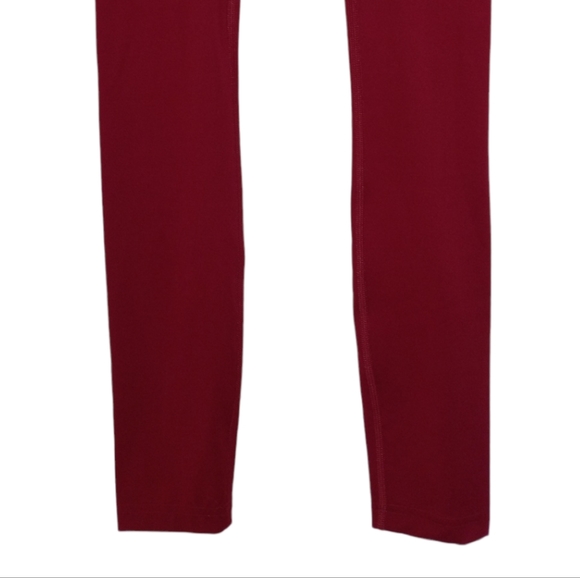 GYMSHARK Red/Maroon Leggings SZ XSmall - Picture 4 of 11